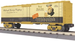 MTH Railking 30-78016 Olde Frothingslosh Modern Reefer Car - Olde Frothingslosh Beer Car Pittsburgh Brewing Co O SCALE NEW(30 78016 Olde Frothingslosh Modern Reefer Car)