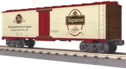 MTH Railking 30-78121 PBC - Augustiner Dark Lager Modern Reefer Car O SCALE NEW(Mth Railking 30 78121 Pbc Augustiner Dark Lager Modern Reefer Car O Scale New)