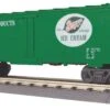MTH Railking 30-78190 Breyers Modern Reefer Car #1096 O SCALE NEW(Mth Railking 30 78190 Breyers Modern Reefer Car 1096 O Scale New) -BRADY’S TRAINS MODELs 30 78190