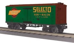MTH Railking 30-78220 Selecto Ham & Bacon 19th Century Reefer Car #310. O SCALE NEW(Mth Railking 30 78220 Selecto Ham Bacon 19th Century Reefer Car 310 O Scale New)