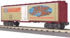 MTH Railking 30-7850 Fisher Beer Modern Reefer Car - Fisher Beer No. 84120 O SCALE NEW(Mth 30 7850 Fisher Beer Modern Reefer Car)