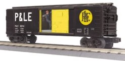 MTH 30-79427 Pittsburgh & Lake Erie P&LE Operating Box Car W/Signal Man -Car No. 6014 O Scale(Mth 30 79427 Pittsburgh Lake Erie P Le Operating Box Car W Signal Man Car No 6014)