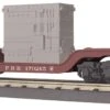 MTH 30-8318 PRR Pennsylvania Rail Road Center Flat Car W/Transformer(Mth 30 8318 Prr Pennsylvania Rail Road Center Flat Car W Transformer) -BRADY’S TRAINS MODELs 30 8318