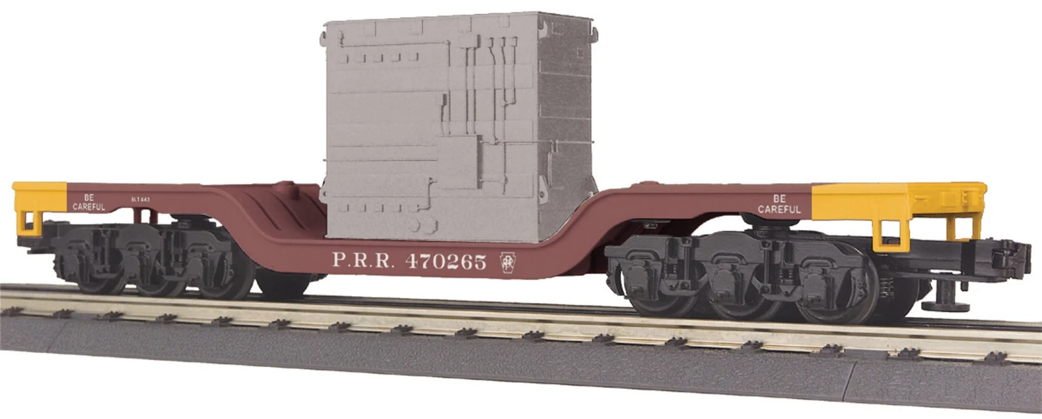 MTH 30-8318 PRR Pennsylvania Rail Road Center Flat Car W/Transformer(Mth 30 8318 Prr Pennsylvania Rail Road Center Flat Car W Transformer) 3 MTH 30-8318 PRR Pennsylvania Rail Road Center Flat Car W/Transformer(Mth 30 8318 Prr Pennsylvania Rail Road Center Flat Car W Transformer)