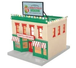 MTH Railking 30-90683 Elf Expressions Christmas 2-Story City Building 1 With LEDs #1. O SCALE NEW(Mth Railking 30 90683 Elf Expressions 2 Story City Building 1 With Leds 1 O Scale New)
