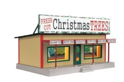 MTH Railking 30-90690 Christmas Road Side Stand W/Operating Christmas Lights #N/A. O SCALE NEW(Mth Railking 30 90690 Christmas Road Side Stand W Operating Christmas Lights N A O Scale New)