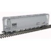 ATLAS 3001445-1 NORFOLK & WESTERN N&W 6-BAY CYLINDRICAL HOPPER 332956 (GRAY/BLACK) - 3RL O SCALENEW(Atlas 3001445 1 Norfolk Western N W 6 Bay Cylindrical Hopper 332956 Gray Black 3rl O Scale New) -BRADY’S TRAINS MODELs 3002445 1