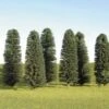 Bachmann SceneScapes 32005 5" - 6" Cedar Trees Scenery (6 Pack) HO Scale NEW(Bachmann Scenescapes 32005 5 6 Cedar Trees Scenery 6 Pack Ho Scale New)