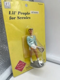 Aristo-Craft ART-60061 Man With Tennis And Racket G SCALE / ONE GAUGE NEW(Aristo Craft Art 60061 Aristo Craft Art 60061 Man With Tennis And Racket G Scale One Gauge New)