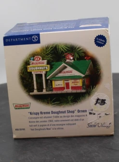 Dept 56 56.55163 Krispy Kreme Doughnut Shop Ornament For Christmas Or Display Used Excellent(Dept 56 56 55163 Krispy Kreme Doughnut Shop Ornament For Christmas Or Display Used Excellent)