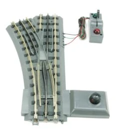 MTH RealTrax 40-1044 O-42 Left Hand Switch O Scale NEW(Mth Realtrax 40 1044 O 42 Left Hand Switch O Scale New)