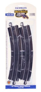 Bachmann 44429 E-Z Track System HO Scale 18" Radius Curved Rerailer 2 Pack(Bachmann 44429 E Z Track System Ho Scale 18 Radius Curved Rerailer 2 Pack)