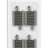Bachmann 44513 2.25" STRAIGHT (NICKEL SILVER) 4 PACK E-Z TRACK HO SCALE NEW(Bachmann 44513 2 25 Straight Nickel Silver 4 Pack E Z Track Ho Scale New) -BRADY’S TRAINS MODELs 44513