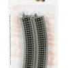 Bachmann 44801 E-Z Track System N Scale 11.25" Radius Curved (6 Per Pack)(Bachmann 44801 E Z Track System N Scale 5 Straight Track 6 Per Pack) -BRADY’S TRAINS MODELs 44801