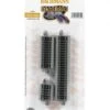 Bachmann 44829 E-Z Track System N Scale Assorted Sections Straight Track (6 Per Pack)(Bachmann 44829 E Z Track System N Scale Assorted Sections Straight Track 6 Per Pack) -BRADY’S TRAINS MODELs 44829