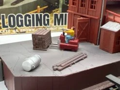 LIFELIKE 08701 OPERATING LOGGING MILL TRACKSIDE STRUCTURE HO SCALE Like New AS IS(Lifelike 08701 Operating Logging Mill Trackside Structure Ho Scale Like New) -BRADY’S TRAINS MODELs 49B8551E 4ACF 450E B1DA B6429ED1877C