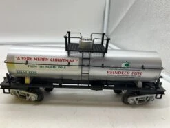 MTH Railking 30-7396 Christmas Tank Car Reindeer Fuel #1225 O SCALE Like New(Mth Railking 30 7396 Christmas Tank Car Reindeer Fuel 1225 O Scale Like New)