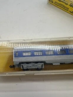 Minitrix 3034 3034 3044 3054 Baltimore & Ohio B&O Passenger Car Set (4) N SCALE Used Excellent(Minitrix 3034 3034 3044 3054 Baltimore Ohio B O Passenger Car Set 4 N Scale Used Excellent) -BRADY’S TRAINS MODELs 5F9888B1 958E 4486 8198 4D05037CE772