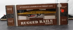 MTH Rugged Rails 33-7603 Chessie Flat Car - With 1957 Corvette#81130 O SCALE Like New(Mth Rugged Rails 33 7603 Chessie Flat Car Chessie 81130 O Scale Like New) -BRADY’S TRAINS MODELs 5d90baed952aee2f71292079eb54b02a