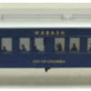 Lionel 6-19062 Wabash 'City Of Columbia' #2631 Coach Passenger Car(Lionel 6 19062 Wabash City Of Columbia 2631 Coach Passenger Car) -BRADY’S TRAINS MODELs 6 19062