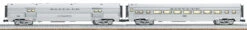Lionel 6-25408 SANTA FE "EL CAPITAN" 18" ALUMINUM STREAMLINED PASSENGER CAR 2-PACK O SCALE NEW(Lionel 6 25408 Santa Fe El Capitan 18 Aluminum Streamlined Passenger Car 2 Pack O Scale New)