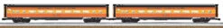 Lionel 6-25416 SOUTHERN PACIFIC "DAYLIGHT" 18" ALUMINUM STREAMLINED PASSENGER CAR 2-PACK O SCALE NEW(Lionel 6 25416 Southern Pacific Daylight 18 Aluminum Streamlined Passenger Car 2 Pack O Scale New)
