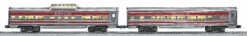 Lionel 6-25446 SANTA FE "SUPER CHIEF" ALUMINUM STREAMLINED PASSENGER CAR 2-PACK O SCALE NEW(Lionel 6 25446 Santa Fe Super Chief Aluminum Streamlined Passenger Car 2 Pack O Scale New)