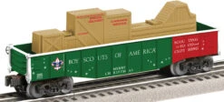 Lionel 6-26481 BOY SCOUTS OF AMERICA CHRISTMAS GONDOLA O SCALE NEW(Lionel 6 26481 Boy Scouts Of America Christmas Gondola O Scale New)