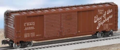Lionel 6-27221 CHICAGO, BURLINGTON & QUINCY DOUBLE-DOOR BOXCAR WITH END DOORS #48500 O SCALE NEW(Lionel 6 27221 Chicago Burlington Quincy Double Door Boxcar With End Doors 48500 O Scale New)