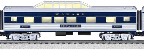 Lionel 6-35223 WABASH THE BLUE BIRD PASSENGER Vista Dome Car O SCALE NEW(Lionel 6 35223 Wabash The Blue Bird Passenger Vista Dome Car O Scale New) 3 Lionel 6-35223 WABASH THE BLUE BIRD PASSENGER Vista Dome Car O SCALE NEW(Lionel 6 35223 Wabash The Blue Bird Passenger Vista Dome Car O Scale New)