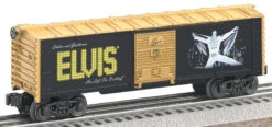 Lionel 6-39262 ELVIS HAS LEFT THE BUILDING BOXCAR O SCALE Like New(Lionel 6 39262 Elvis Has Left The Building Boxcar O Scale Like New)
