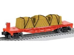 Lionel 6-39396 U.S. COAST GUARD MADE IN USA FLATCAR O SCALE Like New(Lionel 6 39396 U S Coast Guard Made In Usa Flatcar O Scale Like New)