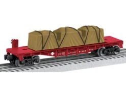 Lionel 6-81204 SANTA FE FLATCAR #81204 O SCALE NEW(Lionel 6 81204 Santa Fe Flatcar 81204 O Scale New)