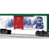 Lionel 6-81733 2014 LIONEL CHRISTMAS BOXCAR O SCALE Like New(Lionel 6 81733 2014 Lionel Christmas Boxcar O Scale Like New)
