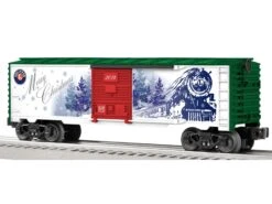 Lionel 6-81733 2014 LIONEL CHRISTMAS BOXCAR O SCALE Like New(Lionel 6 81733 2014 Lionel Christmas Boxcar O Scale Like New)