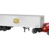 Lionel 6-82847 MKT 40' TRAILER W/ TRACTOR O SCALE NEW(Lionel 6 82847 Mkt 40 Trailer W Tractor O Scale New)