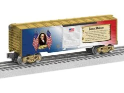 Lionel 6-82945 JAMES MADISON PRESIDENTIAL BOXCAR O SCALE NEW(Lionel 6 82945 James Madison Presidential Boxcar O Scale New)
