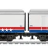 Lionel 6-83116 AMERICAN FREEDOM TRAIN 21" PASSENGER CAR 2 PACK O SCALE NEW(Lionel 6 83116 American Freedom Train 21 Passenger Car 2 Pack O Scale New) -BRADY’S TRAINS MODELs 683116 01
