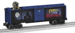 Lionel 6-83257 HALLOWEEN BOBBING WEREWOLF BOXCAR O SCALE NEW(Lionel 6 83257 Werewolf Bobbing Head Boxcar Halloween)