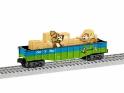 Lionel 6-84761 CHIP 'N' DALE CHASING GONDOLA O SCALE NEW(Lionel 6 84761 Chip N Dale Chasing Gondola O Scale New)