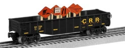 Lionel 6-84766 Construction Railroad Gondola With Construction Signs O Scale(Lionel 6 84766 Gondola With Construction Signs)