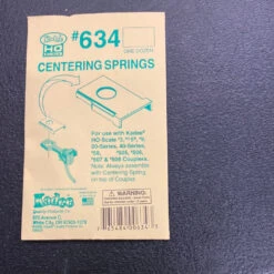 Kadee 634 Centering Springs One Dozen (12)No. 5 Style HO SCALE(Kadee 634 Centering Springs One Dozen 12 Ho Scale)
