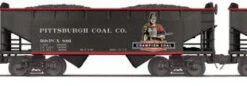 MTH Premier 20-92092B Pittsburgh/Champion O Scale Premier 2-Bay Offset Hopper Car Road #886 W/Coal Load NEW(Mth Premier 20 92092b Pittsburgh Champion O Scale Premier 2 Bay Offset Hopper Car Road 886 W Coal Load New)