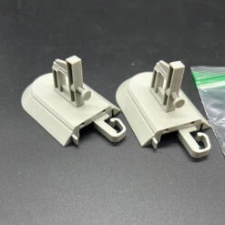 Bachmann E-Z Track Pair Of Bumpers-Gray On30 SCALE Used LN(Bachmann E Z Track Pair Of Bumpers Gray On30 Scale Used Ln)