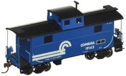 Athearn RND76829 Contrail 2 Window CabooseHO Scale NEW(Athearn Rnd76829 Contrail 2 Window Caboose Ho Scale New)