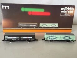 Marklin 82152 Freight Car Set 2 CarsZ SCALE (1:220)(Marklin 82152 Freight Car Set 2 Cars Z Scale 1 220)