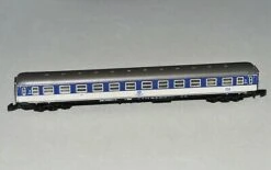 Marklin 8721 Intercity 2nd Class Blue/Gray Passenger CarZ SCALE (1:220)(Marklin 8721 Intercity 2nd Class Blue Gray Passenger Car Z Scale 1 220)