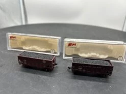 Atlas Set Of 2 Hoppers Misc Freight Cars -- Western Maryland Lehigh Valley Weathered N SCALE WEATHERED AS IS Used Excellent(Atlas Set Of 2 Hoppers Misc Freight Cars Western Maryland Lehigh Valley Weathered N Scale Weathered As Is Used Excellent)