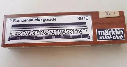 Marklin 8976 Ramp Section Straight (box Of 2)Z SCALE (1:220)(Marklin 8976 Ramp Section Straight Box Of 2 Z Scale 1 220) 5 Marklin 8976 Ramp Section Straight (box Of 2)Z SCALE (1:220)(Marklin 8976 Ramp Section Straight Box Of 2 Z Scale 1 220) - Image 3