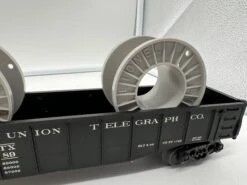 Lionel 6-26089 LRRC WESTERN UNION TELEPRAPH O27 GONDOLA WREELS (NO HANDCART) O SCALE Used Excellent(Lionel 6 26089 Lrrc Western Union Telepraph O27 Gondola Reels O Scale Used Excellent) -BRADY’S TRAINS MODELs 8AFBB0E4 C322 439F A41C 4CB4CF1C7184